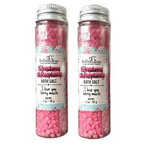 2 Pack Bella Bears Unicorn Dreams Strawberry & Raspberry Bath Salt 2oz Each